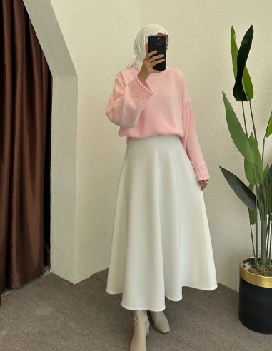 D30056 triko kazak - Pembe