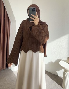 711 örme kazak - kahvereNgi