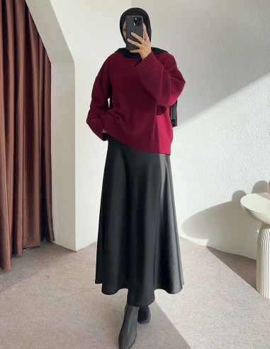 D30056 triko kazak - Bordo