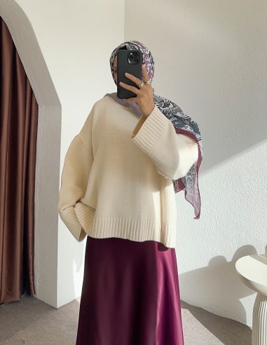 D30056 triko kazak - Taş