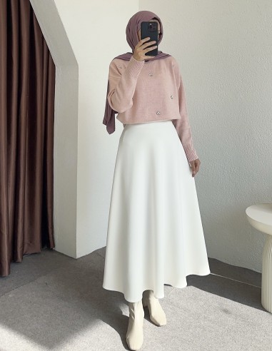 9293 taşlı kazak - pembe