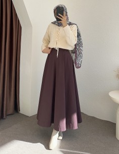 D30015 Çan etek - mürdüm