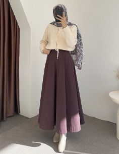 D30015 Çan etek - mürdüm 2