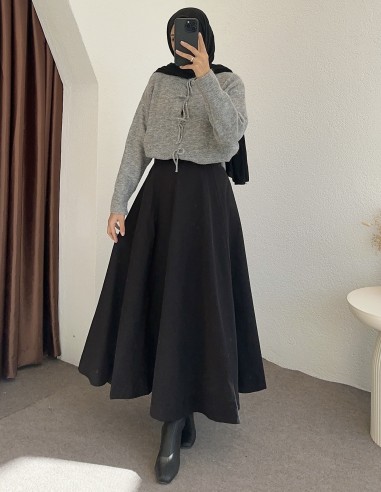 D30015 Çan etek - Siyah