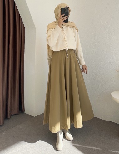 5804 fiyonk hırka - Krem