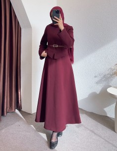 523 sweat takım- bordo