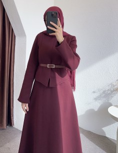 523 sweat takım- bordo 2