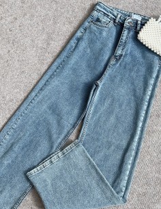 845 geniş kot pantolon -...