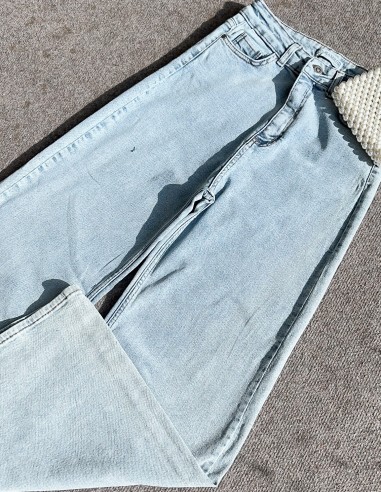 845 geniş kot pantolon - Açık mavi