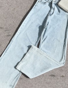 845 geniş kot pantolon -...