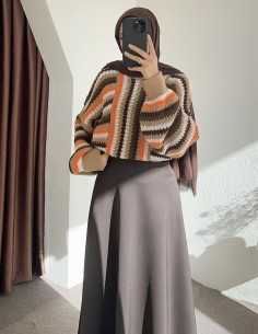 MY-166 desenli kazak -...