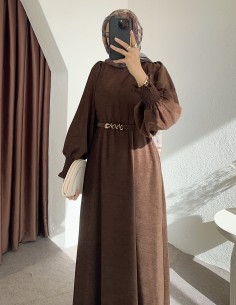 6120 koldan sıkmalı elbise... 2