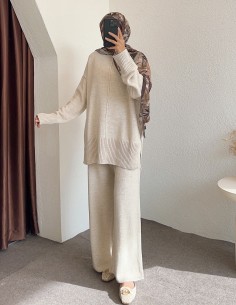 04604 tek yaka takım -Taş