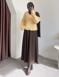 8848 cepli hırka - sarı 2