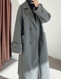 9205 kaşe kaban - gri 2