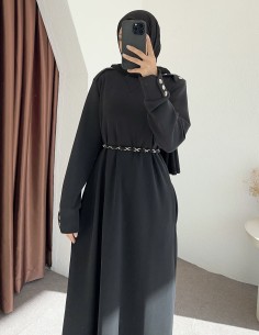 2801 oysho elbise - Siyah 2