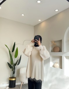 230800 eteği taşlı triko... 2