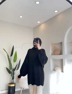 230800 eteği taşlı triko...