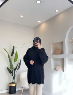 230800 eteği taşlı triko... 2