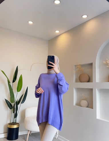 40408  triko tunik - lila