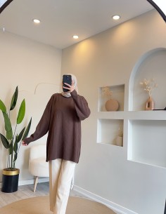 2914 düz triko tunik -... 2