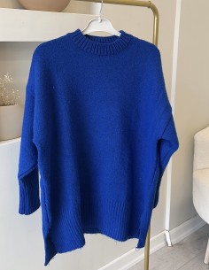 51701 düz tunik - saks mavi 2