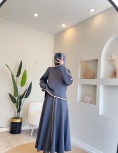 2301 şeritli scuba takım - gri