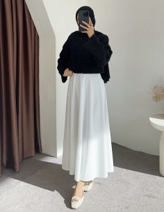 HK25135 Ajur örgü ponponlu... 2