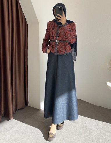 5356 violevin takım - bordo