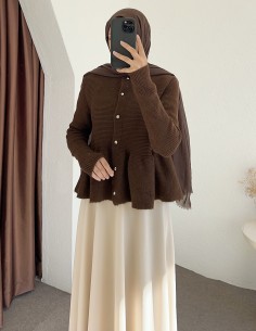 D30037 fırfırlı hırka...