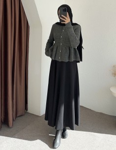 D30037 fırfırlı hırka  -... 2