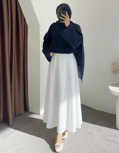 HK25135 Ajur örgü ponponlu... 2