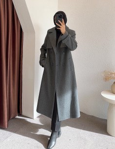 4202 kaşe kaban - antrasit 2