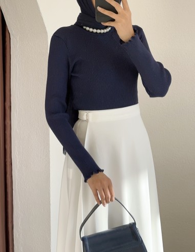 403 anvelop kloş etek - beyaz