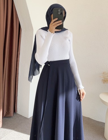 403 anvelop kloş etek -Lacivert