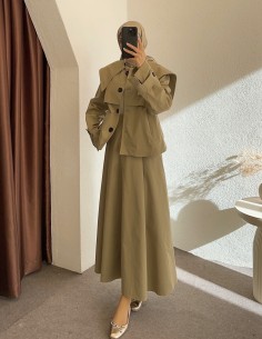 21151 trenç takım - yeşil