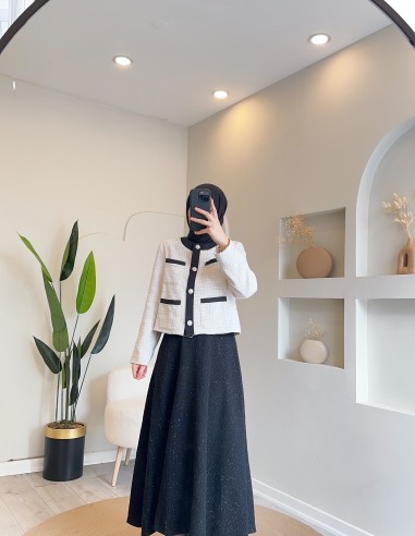 2926 cepli şanel takım - siyah