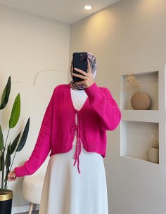 0989 fiyonk detaylı triko...