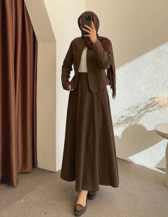 3171 kemerli süet takım -...