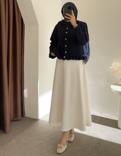 8759 fırfır hırka - lacivert 2