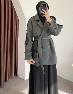 2350 kısa kaban - antrasit