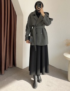 2350 kısa kaban - antrasit 2