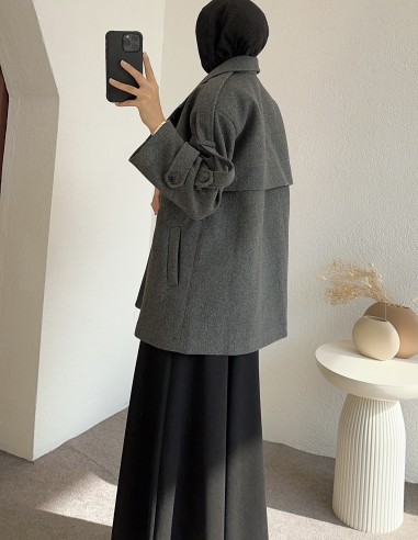 2350 kısa kaban - antrasit