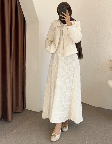 4257 tüvit takım - beyaz