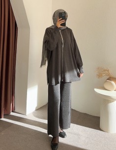 3155 simli takım - Gri