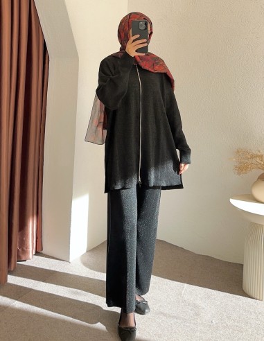 3155 simli takım -Siyah