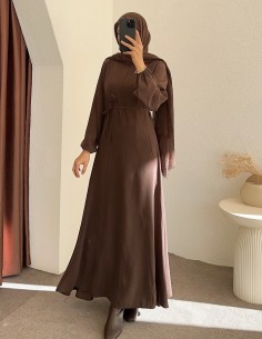 6131 tencel kumaş elbise -...