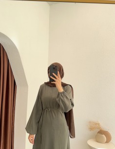 6131 tencel kumaş elbise -... 2