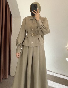 3072 kemerli takım - yeşil 2