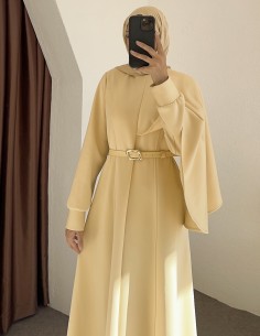 6925 omuzdan şallı elbise -... 2